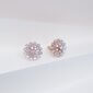 Diamond Ear Studs in 18K Rose Gold, Giri Collections
