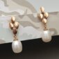 Pearl Drop Earrings in 18K Rose Gold, Giri Collections