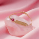 Sleek Ruby Jaali Chain Tennis Bracelet in 18K Gold