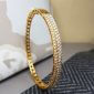 3-Line Diamond Bracelet in 18K Gold, Giri Collections