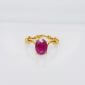 Natural and Certified Ruby Ring