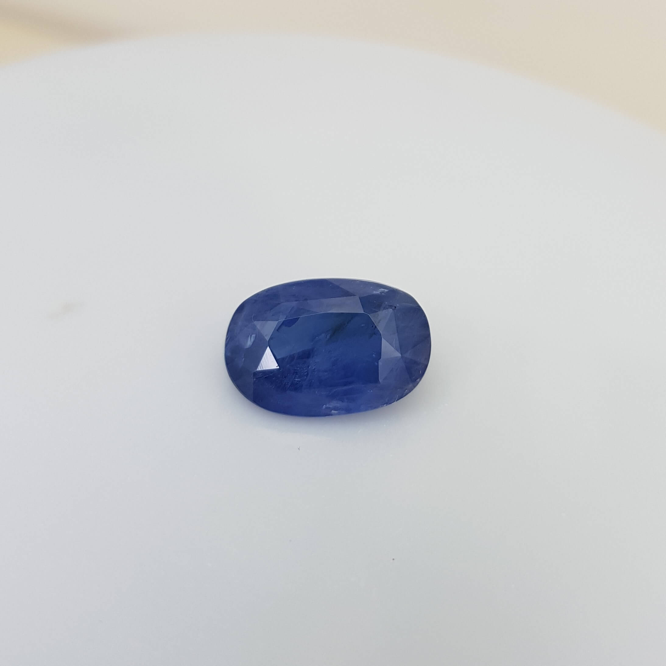 Oval shaped Blue Sapphire (Neelam) astrological gemstone